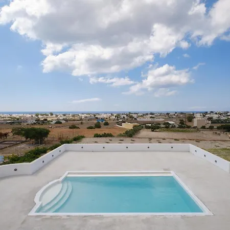 Private Villa Evgenia With Swimming Pool Perissa  Esterno foto