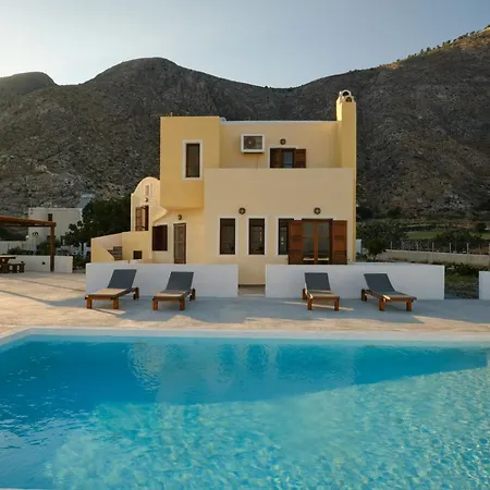 Private Villa Evgenia With Swimming Pool Perissa  Esterno foto