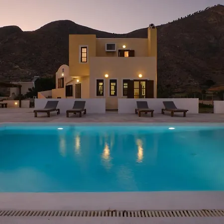 Private Villa Evgenia With Swimming Pool Perissa  Esterno foto