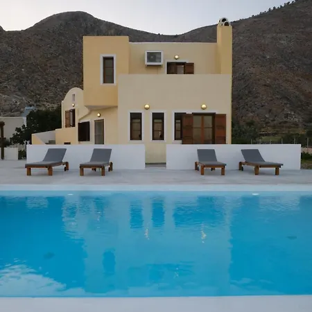 Private Villa Evgenia With Swimming Pool Perissa  Esterno foto