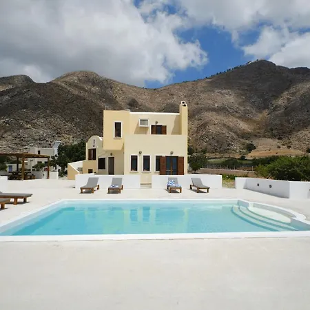 Private Villa Evgenia With Swimming Pool Perissa  Esterno foto